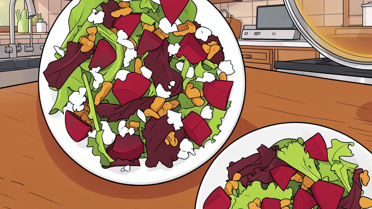 Beet Salad with Goat Cheese