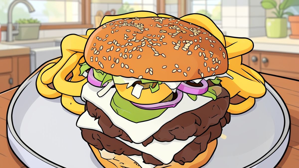 Bigger Better Big Arch Burger