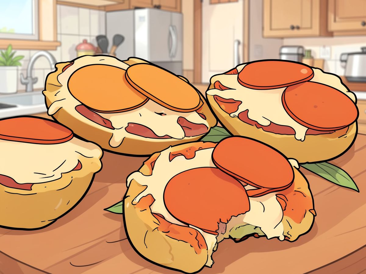 Easy Mini Bagel Pizzas