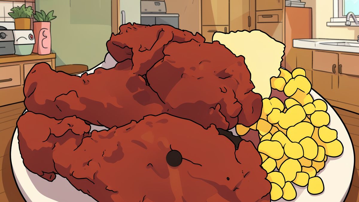 Fried Chicken with Creamy Gravy