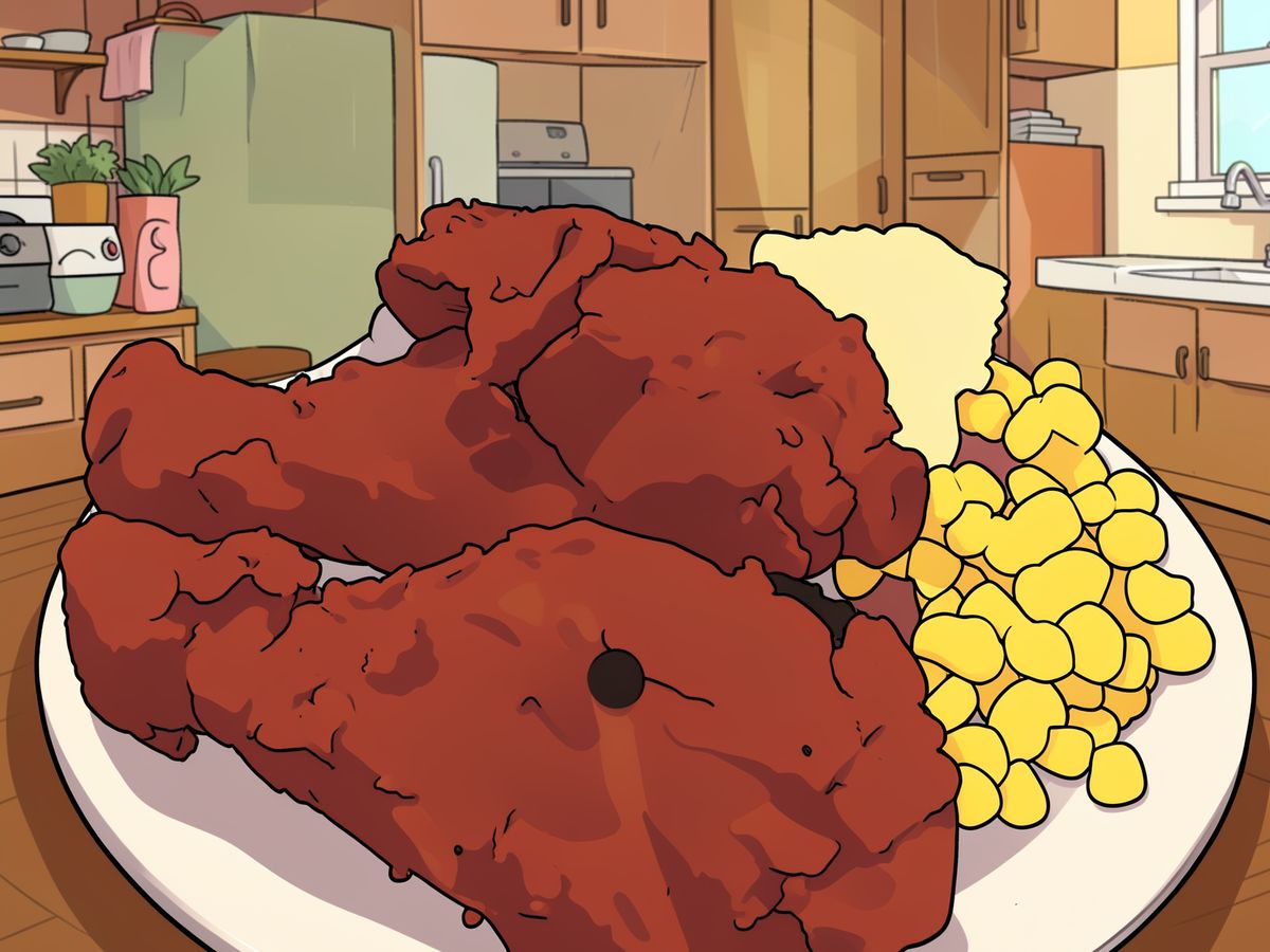 Fried Chicken with Creamy Gravy