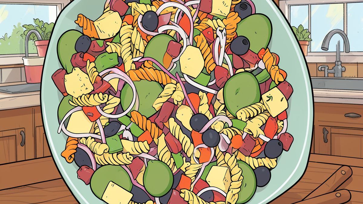 Pasta Salad with Homemade Dressing