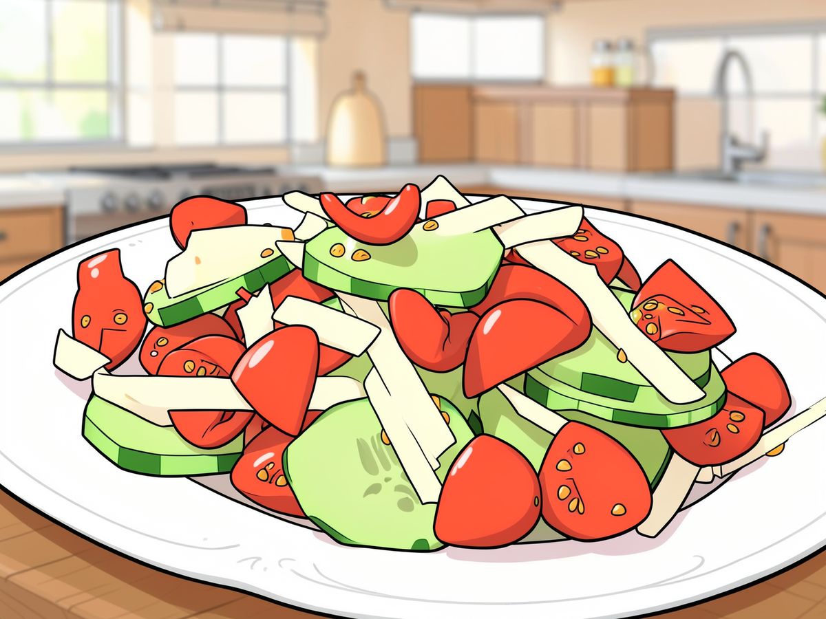 Summer Cucumber Jicama Salad